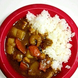 ウチの簡単シーフードカレー